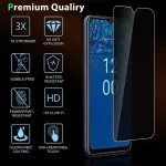 Premium Privacy Screen for Nokia C21 Plus – 2-Pack 9H Tempered Glass