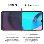 2 Pack Privacy Screen Protector for Motorola Moto E20 – Anti-Spy Tempered Glass, Case Friendly, UK Stock