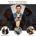 Nokia G22 2-Pack Privacy Tempered Glass – Anti-Spy Coating & Heavy-Duty Screen Protection