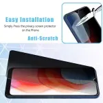 Anti-Spy Tempered Glass for Realme 5i UK Edition Privacy Screen Protector with 9H Hardness