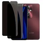 Anti-Spy Privacy Glass for Oppo F25 Pro – 2 Pack 9H Toughened Screen Protectors with Full Coverage