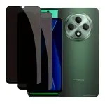 Oppo F27 Privacy Glass – Anti-Spy Tempered Screen Protector, 9H Hardness, Edge-to-Edge Protection 2 Pack