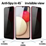 Samsung Galaxy A73 5G Anti-Spy Privacy Screen Guard – Twin Pack Tempered Glass with 9H Case Compatible UK
