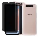 Samsung Galaxy A80 Anti-Spy Tempered Glass Screen Protector – Privacy Filter with 9H Hardness, Dual Pack UK Edition