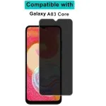 Samsung A03 Core Screen Protector (2-Pack) – Privacy Glass, Anti-Spy & Clean Touch