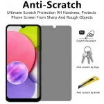 Privacy Tempered Glass for Galaxy A03S – Dual Pack, 9H Anti-Spy Screen Protection