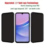 Premium UK Stock Privacy Screen Protector for Vivo Y12a, Anti-Spy 9H Tempered Glass, Scratch-Resistant, Case Friendly