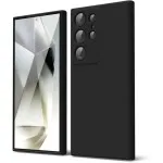 Samsung Galaxy S25 Ultra Black Case – Soft TPU Silicone Cover, Sleek and Non-Slip