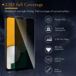 Vivo Y31 Anti-Spy Glass Screen Protector [2-Pack] – 9H Privacy Shield, Case-Friendly, UK Version