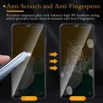 Vivo Y31 Anti-Spy Glass Screen Protector [2-Pack] – 9H Privacy Shield, Case-Friendly, UK Version