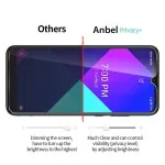 Privacy Screen Protector for Vivo Y33 2-Pack 9H Hard Tempered Glass, Anti-Spy and Anti-Scratch