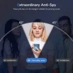 Xiaomi Redmi 9 Privacy Screen Protector – 9H Tempered Glass, Anti-Spy & Scratch Proof