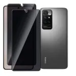 Xiaomi Redmi 10 Privacy Glass Protector 2 Pack – Anti-Spy Tempered Film with HD Clarity, Anti-Scratch Coating & Screen Magnifier