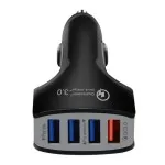 Car Charger USB 4 Port For All Mobiles Phones Qualcomm Charge 3.0