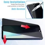 Double Pack Privacy Screen Protector for Redmi Note 11R – Tempered Glass, Smudge-Free & Clear