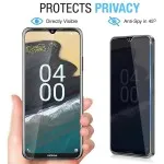 Crystal Clear Privacy Tempered Glass for Huawei P Smart 2021 – 2-Pack, Smooth Touch & HD View