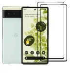 Waterproof & Dustproof Anti-Scratch 9D Tempered Glass Screen Protector for Google Pixel 6 Case-Friendly Fit