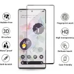 Waterproof & Dustproof Anti-Scratch 9D Tempered Glass Screen Protector for Google Pixel 6 Case-Friendly Fit