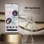 Waterproof & Dustproof Anti-Scratch 9D Tempered Glass Screen Protector for Google Pixel 6 Case-Friendly Fit