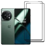 2 Pack OnePlus 11 9D Tempered Glass – Edge to Edge, Anti-Fingerprint & Shockproof