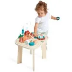 Dinosaur Toys UK – Janod Dino Activity Table J05825 Wooden Toddler Playset