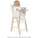 Janod Candy Chic Childs Wooden Chair – High Chair for Dolls & Toys, J05888
