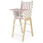 Janod Candy Chic Childs Wooden Chair – High Chair for Dolls & Toys, J05888