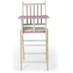 Janod Candy Chic Childs Wooden Chair – High Chair for Dolls & Toys, J05888