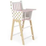 Janod Candy Chic Childs Wooden Chair – High Chair for Dolls & Toys, J05888