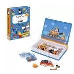 Janod Magneti’Book Racers J02715 – 50 Magnetic Pieces & 18 Cards Educational Toy