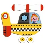 Janod Magneti’Book Racers J02715 – 50 Magnetic Pieces & 18 Cards Educational Toy