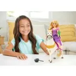 Disney Princess Rapunzel Doll & Maximus Horse Set – With Pascal Figure