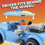 Mega Construx Hot Wheels Twinduction Hauler Pack – 355 Piece Building Set