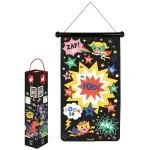 Janod Magnetic Dart Game – Superhero Theme J02090, Safe Play for Kids 4+