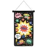 Janod Magnetic Dart Game – Superhero Theme J02090, Safe Play for Kids 4+
