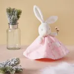 Kaloo Perle Baby Comforter – Pink Rabbit Soft Toy, 20 cm, Gift Box Included K969955