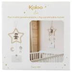 Kaloo Baby Wooden Cot Mobile – Rêves de Douceur Collection, 50cm Customisable K220002