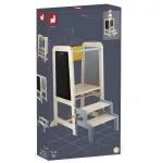 Janod Wooden Learning Tower – Adjustable Heights for Toddlers J09640
