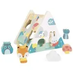 Janod J05150 Toddler Shape Sorter – 6 Piece Wooden Educational Toy 18+ Months