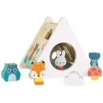 Janod J05150 Toddler Shape Sorter – 6 Piece Wooden Educational Toy 18+ Months