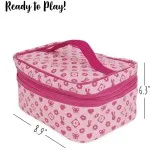 Janod Little Miss Vanity Case – Pretend Play Wooden Beauty Set J06514