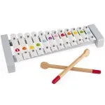 Janod Confetti Xylophone for Toddlers – Wooden Musical Toy 2+ Years J07604
