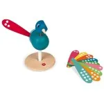 Janod Wooden Educational Peacock – Numbers & Colours Learning Toy UK J08040