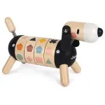 Janod Sweet Cocoon Shapes & Colours Dog – Wooden Learning Toy Age 2+
