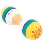 Janod Double Maracas – Kids’ Musical Toy, Multicoloured Instrument