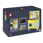Janod J06564 Happy Day Wooden Play Kitchen – Children’s Cooker with Accessories UK