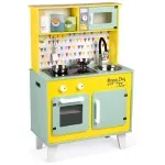 Janod J06564 Happy Day Wooden Play Kitchen – Children’s Cooker with Accessories UK