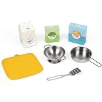 Janod J06564 Happy Day Wooden Play Kitchen – Children’s Cooker with Accessories UK