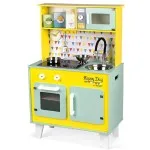 Janod J06564 Happy Day Wooden Play Kitchen – Children’s Cooker with Accessories UK