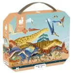 Janod Children’s Dinosaur Jigsaw Puzzle – 100 Pieces of Prehistoric Fun J05831